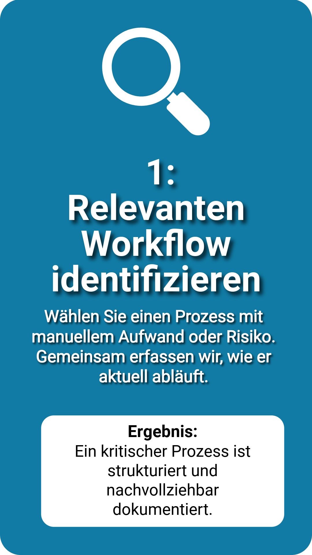 Schritt 1: Relevanten Workflow identifizieren