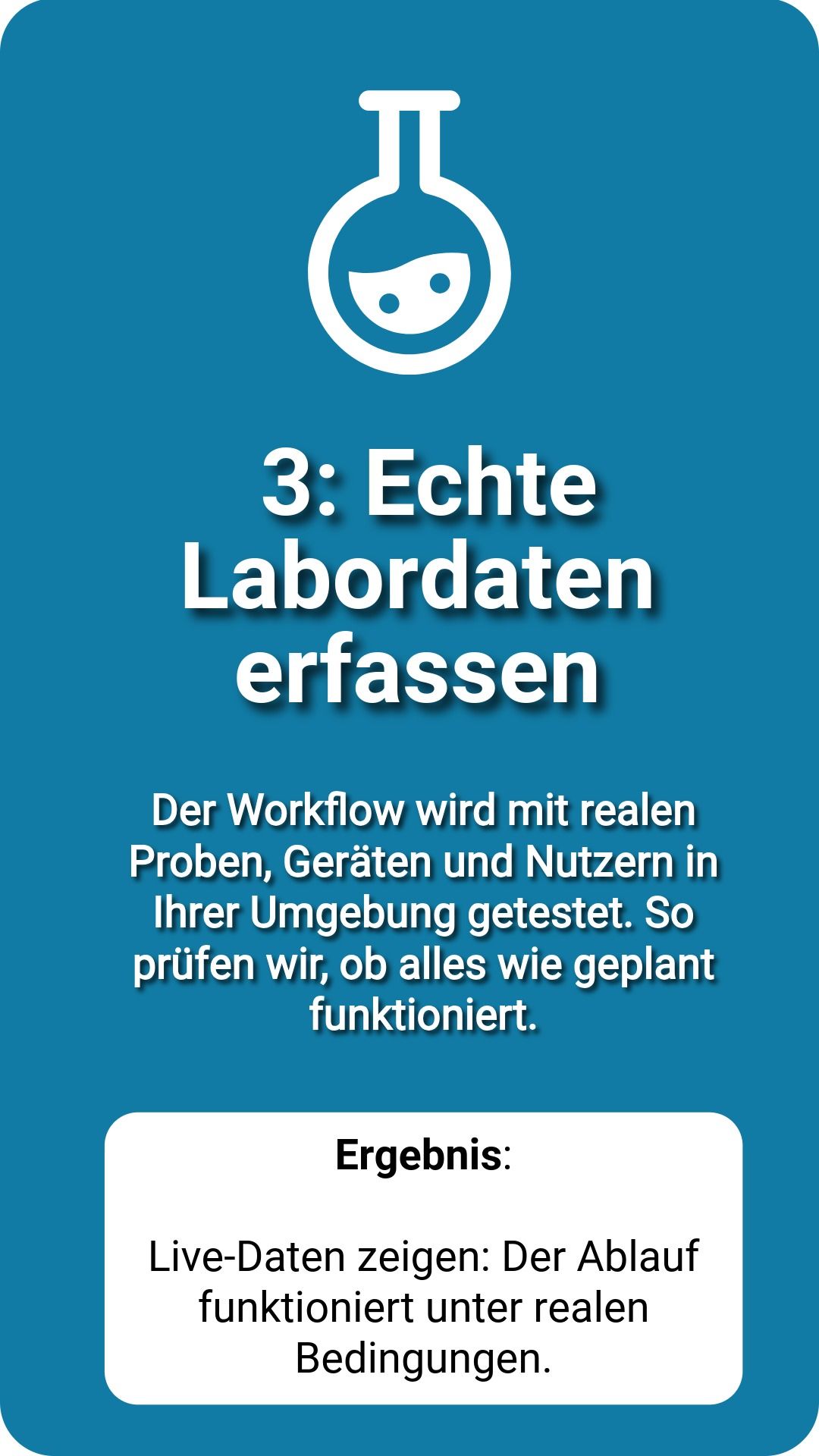 Schritt 3: Echte Labordaten erfassen