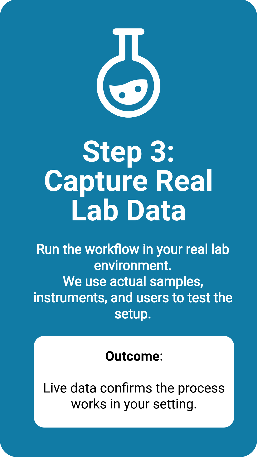 Pilot implementation designs compliant, agile digital lab workflows