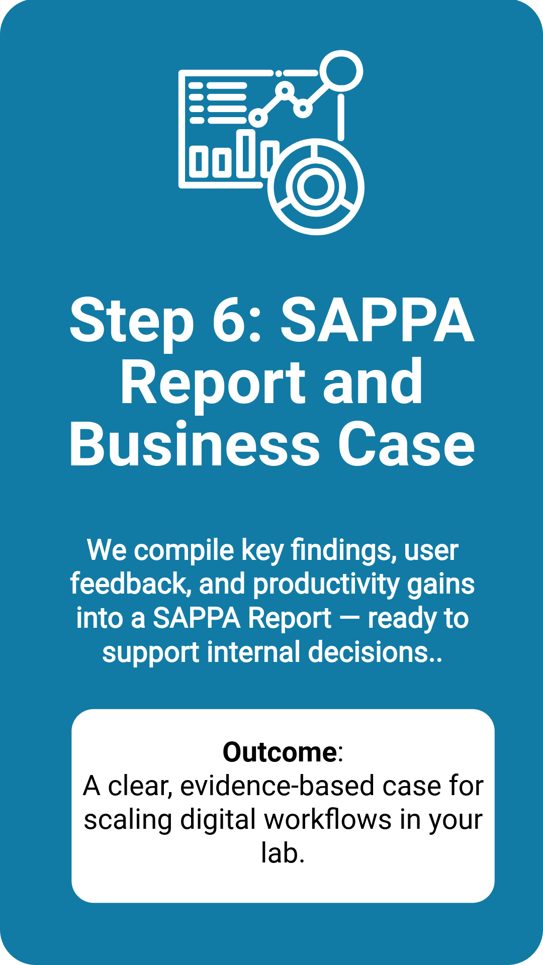 Pilot implementation results report and digital lab business case