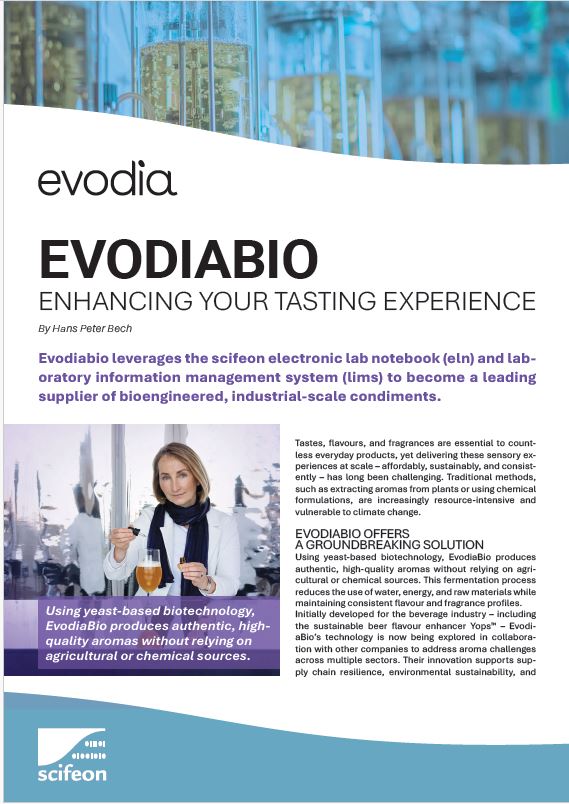 EvodiaBio case study – digital lab transformation with Scifeon